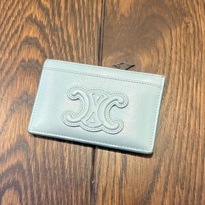 Celine Light Blue Card Holder